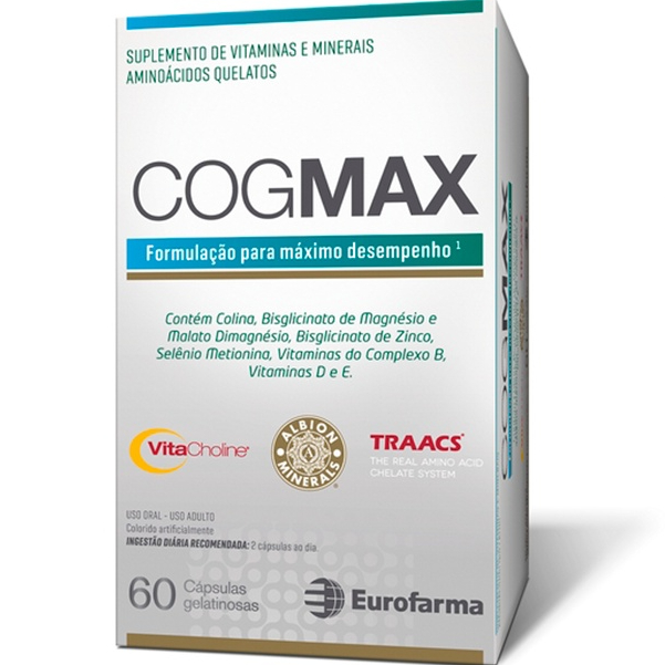 Suplemento Vitamínico Cogmax 60 Cápsulas | Shopee Brasil