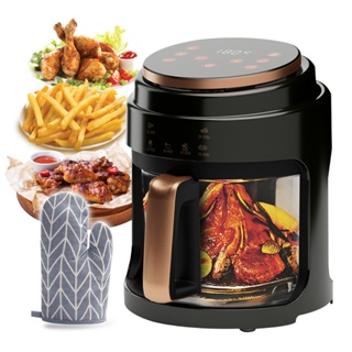 Fritadeira elétrica sem óleo Air Fryer Perfin Preto 4L 1100W Fácil E Rápido Antiaderente 127V 220V