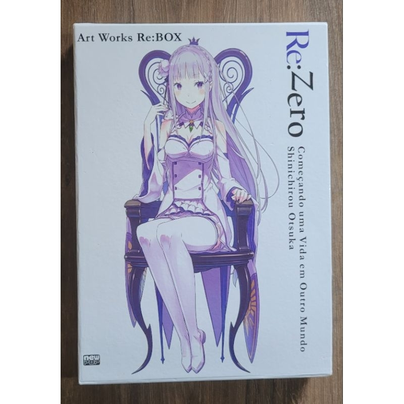 Re zero Art Works Re: Box | Shopee Brasil