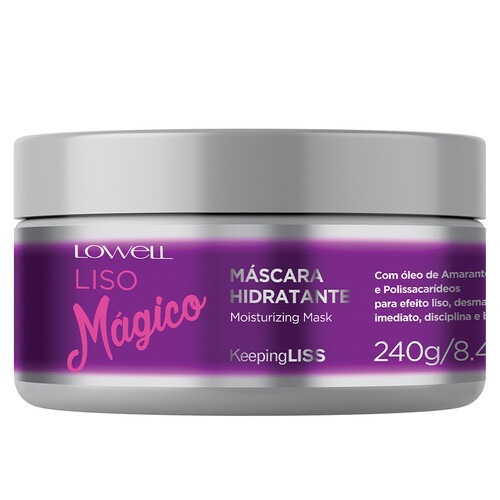 Mascara liso magico lowell 240g Shopee Brasil