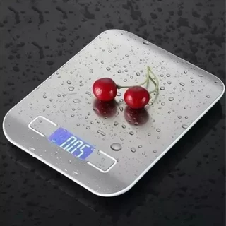 Balança Cozinha Precisão Digital Alimentos 1g Até 10kg Aço Inox Fitness Dieta Academia Ingredientes Comida Receita Culinária Visor