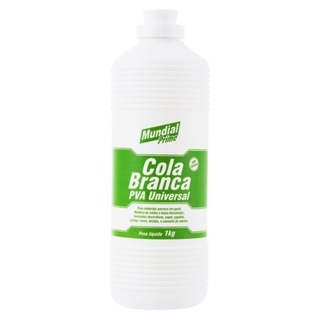 Cola Branca Artesanato Universal Para Papel Papelão Couro Tecidos ...