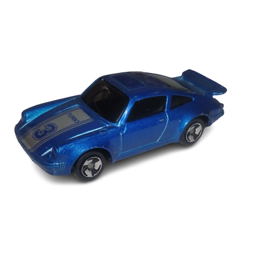 Porsche 911 Turbo Maisto 1 64 Blue Vintage Diecast Model Car