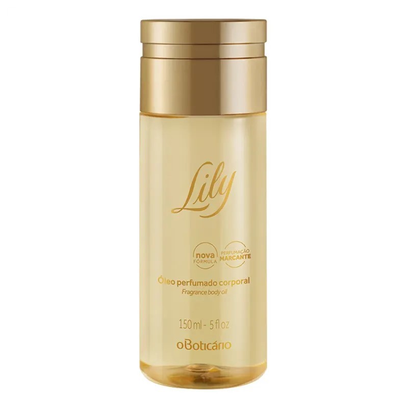 Óleo Perfumado Desodorante Corporal Lily 150ml em Oferta na Shopee