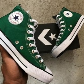 Converse verde militar outlet bota