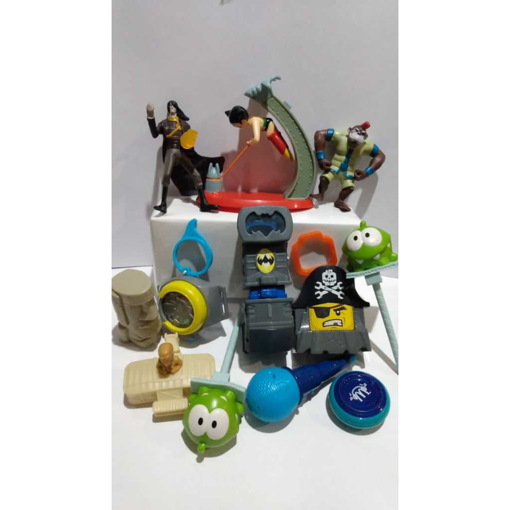 置物 LEIA ANÚNCIO - Brinquedos Coleção McDonald's Mutante Rex Cut the