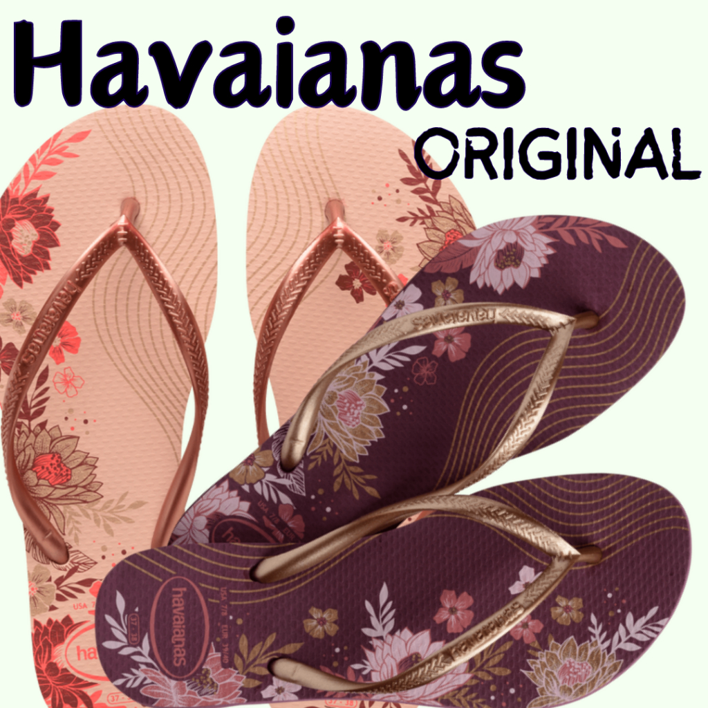 Havaianas Chinelo Sandalia Cores Rosa Rose Ballet Dourada Terra Roxa ...