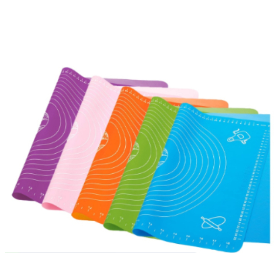 Tapete Tábua Culinária De Silicone Antiaderente Para Abrir Massa 50x40