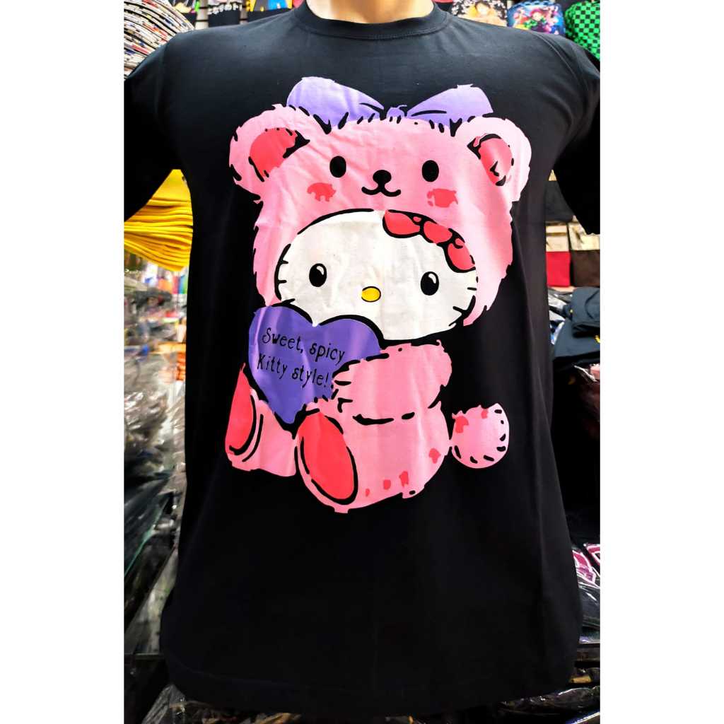 Camiseta Unissex Sanrio Personagem Hello Kitty Shopee Brasil