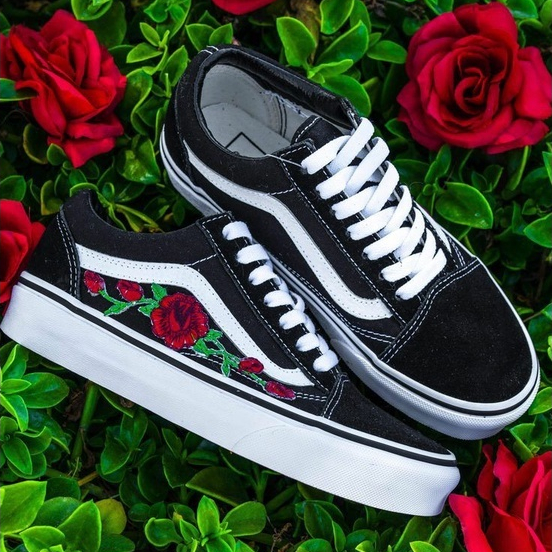 Vans old best sale skool con rose