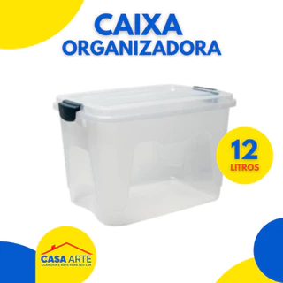 Caixa Organizadora 12,0 L Organização De Brinquedos Livros