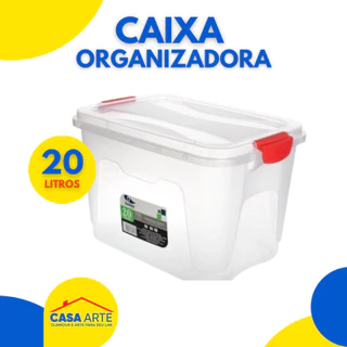 Caixa Organizadora 20,0 L Organização De Brinquedos Livros