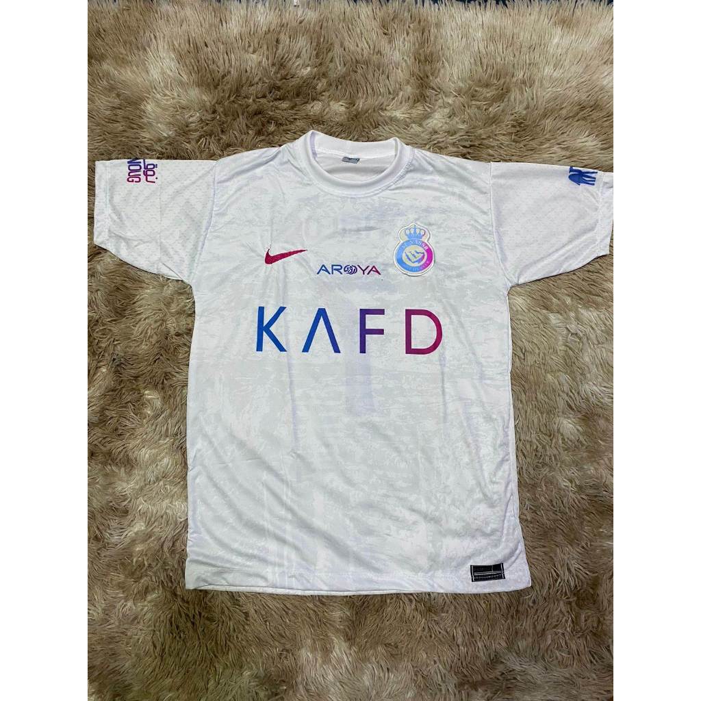 Camisa Al Nassr Branco CR7 Time de Futebol