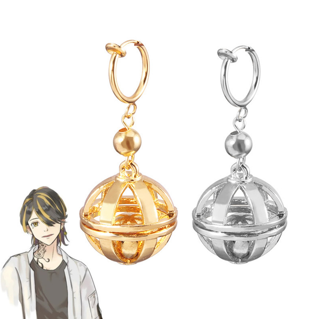 Brinco Tokyo Revengers Mangá Kazutora Hanemiya Prateado Ouro | Shopee ...