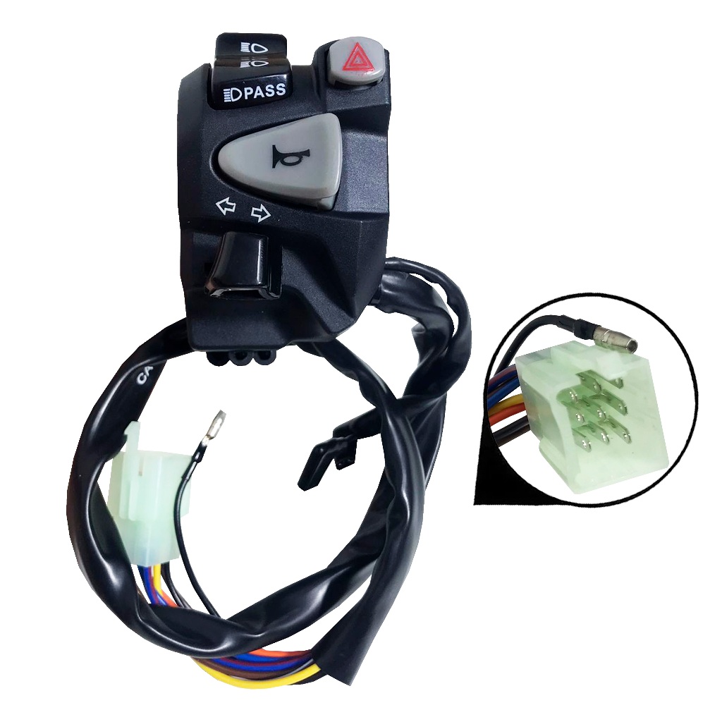 Punho Luz Esquerdo Honda Nc 750 Adaptavel para Titan Fan Start 150 160 Modelo Original