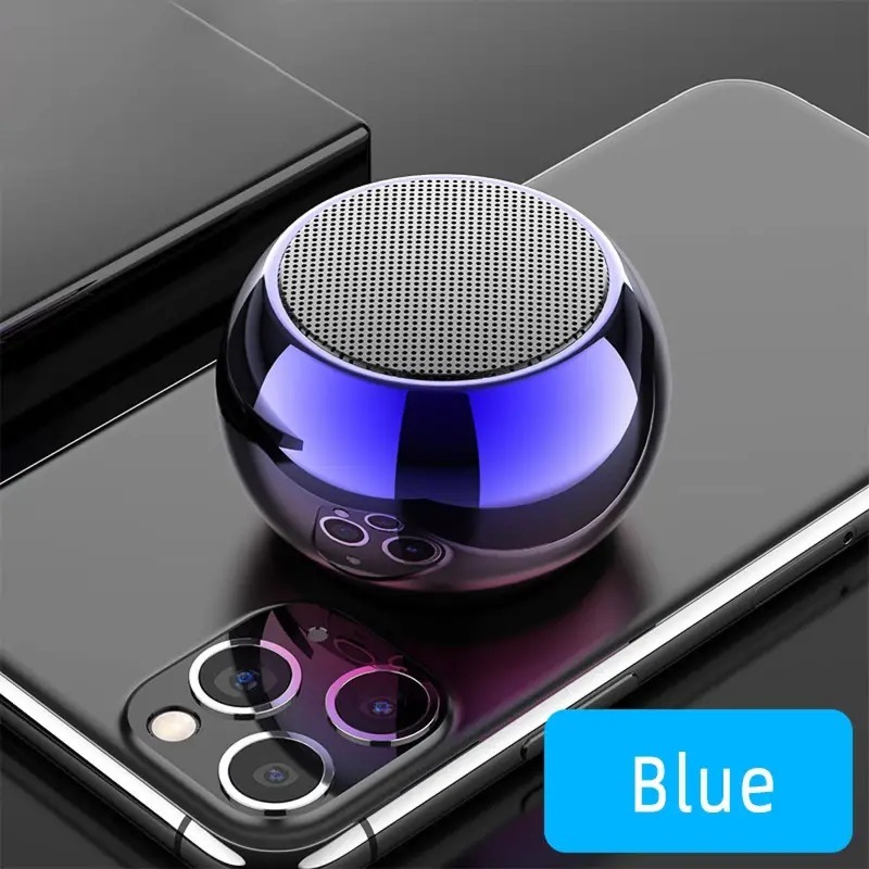 Canhão de aço pequeno Caixinha Som Bluetooth Tws Metal Mini Speaker Amplificada 3w - AL-2022 PRONTO ENTREGA