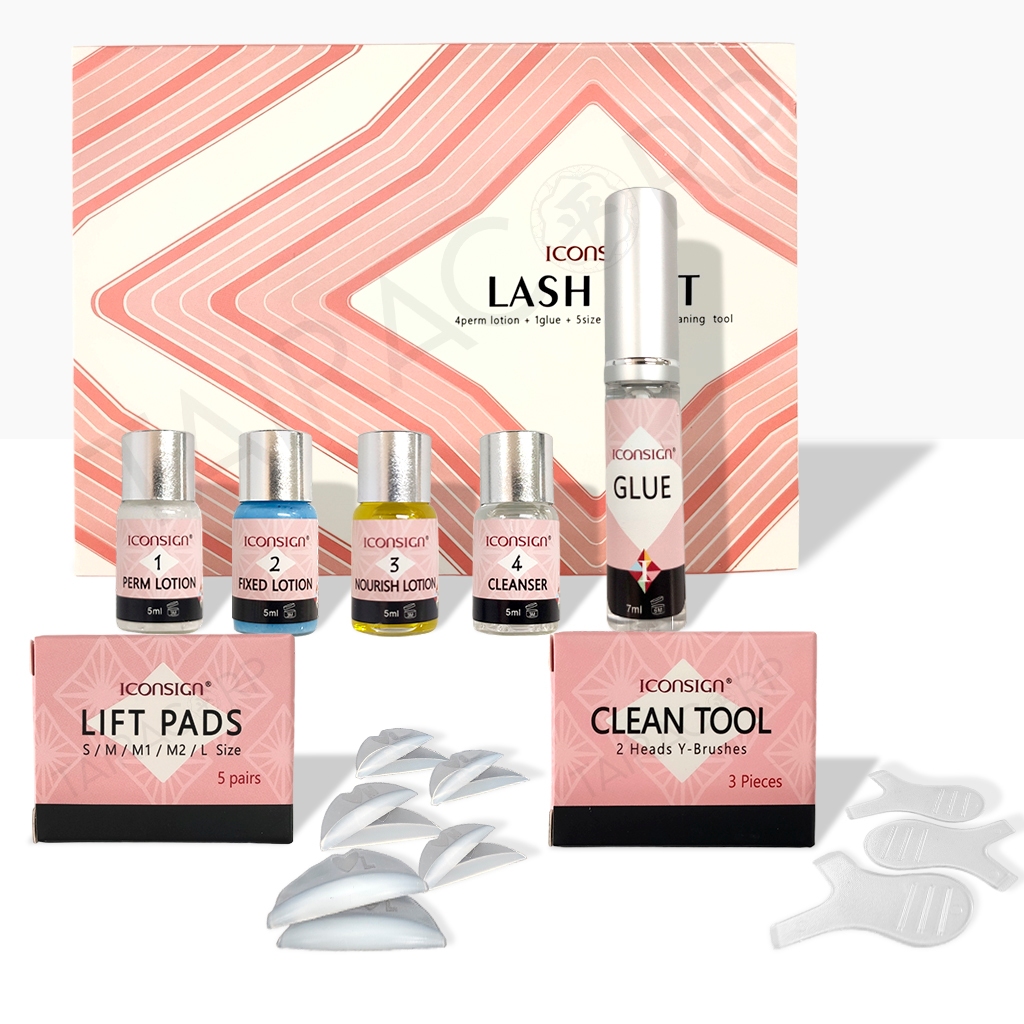 Kit Lash Lift Completo Iconsign Lifting Permanente Para Cílios | Shopee ...