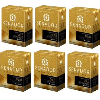 Kit 6 Sabonetes Senador Gold Hidratación 130g