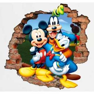 Adesivo Parede Quarto Infantil Disney Minnie E Mickey Casal