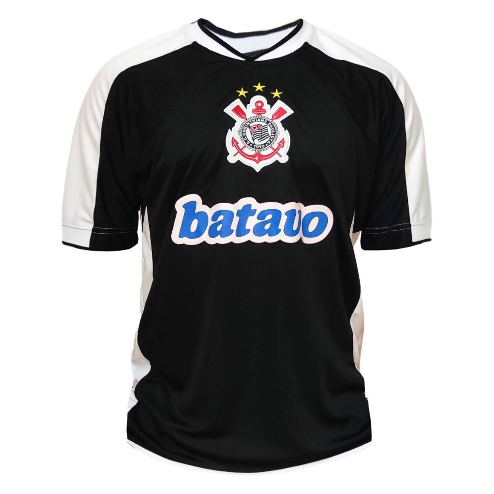 Camisa Retrô Corinthians 2000 Mundial Preta Oficial