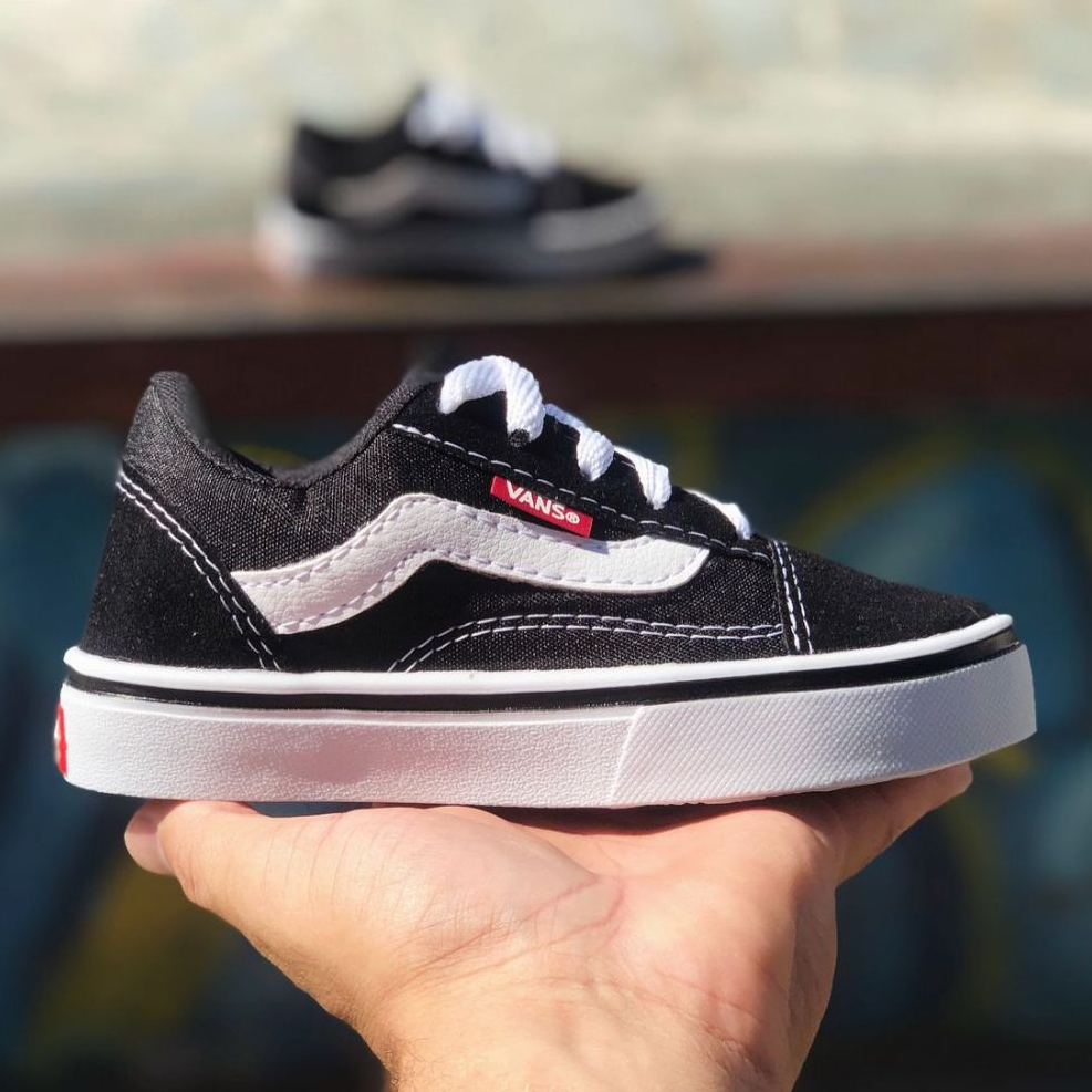 Tênis Infantil Vans Menino Menina Unissex Dia a Dia Casual Juvenil Escolar Confortável Leve