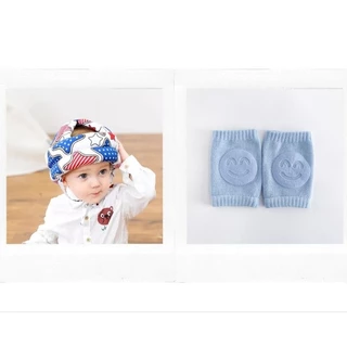 Kit Capacete + Meia Joelheira para proteção do seu Bebê. ENVIO EM 24H ÚTEIS.