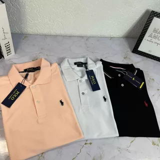 Camisa Gola Polo Masculina Tradicional Básica RL DSL Super Premium A Pronta Entrega