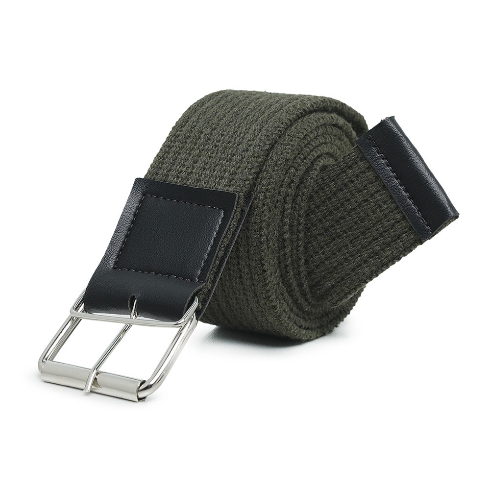 Cinto Masculino Largo Gorgurão Lona Tecido 9 Bordas Premium