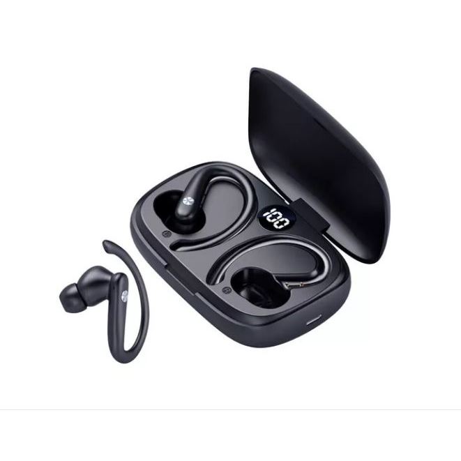 Fone de Ouvido T30s Sem Fio Bluetooth 5.2 Display Led Para Academia Esportes Som Estéreo