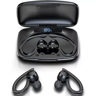 Fone de Ouvido T82 TWS Sem Fio Bluetooth Sport Headset 5.3 Com Carregamento Bin Display Touch Controle Earbuds para Música