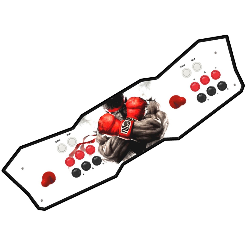 Controle Arcade Duplo Usb P/ Pc Ps3 Retrobox