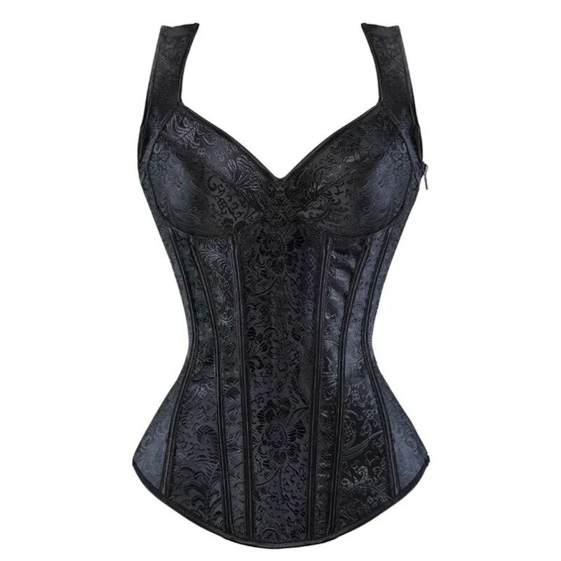 Corset Underbust Sob Medida para Tight lacing (Cor: Preta)