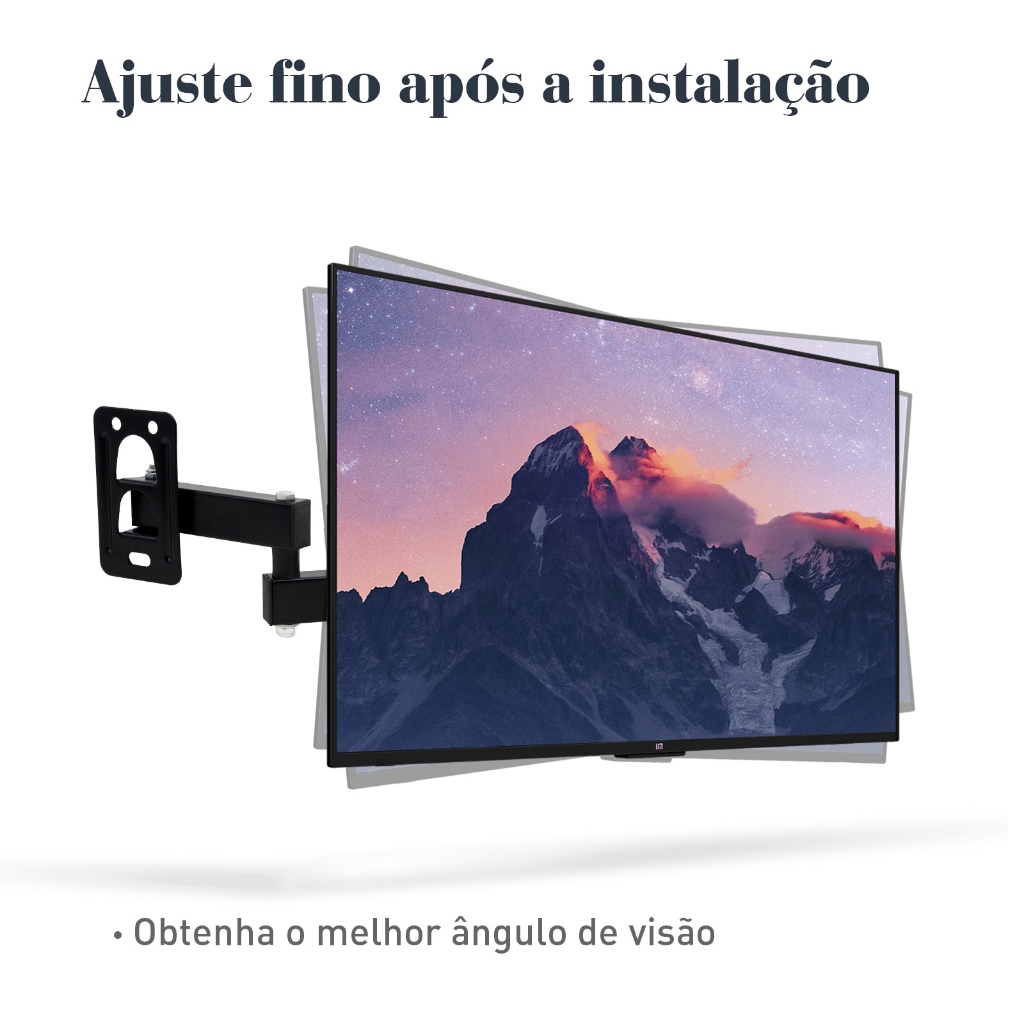 Suporte para TV de 10 a 32 Polegadas - Totalmente articulado com controle de nível.HY-210