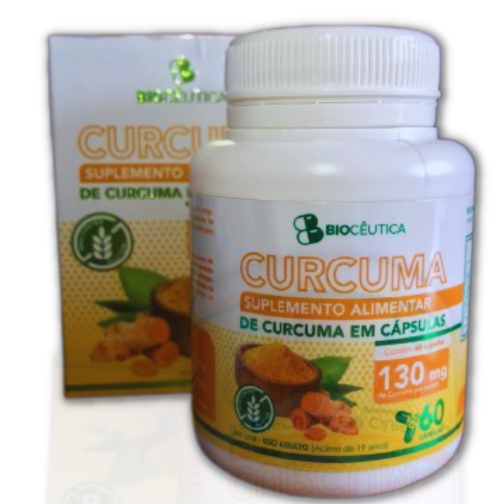 Curcuma Em Cápsulas Antioxidante Anti-inflamatório Natural - Biocêutica ...