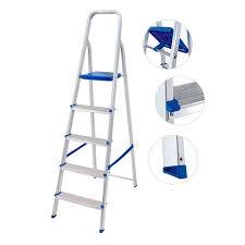 Escada Mor 5103 5 Degraus Alumínio Dobrável Capacidade 120Kg