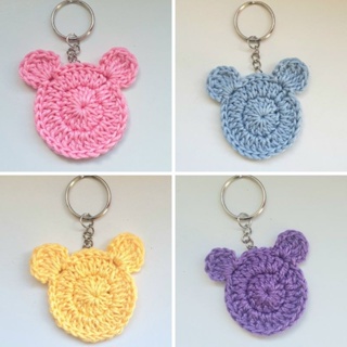 Chaveiro Mickey de crochê