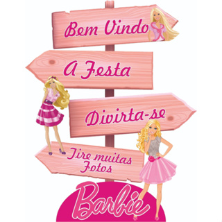 Kit Completo Festa Barbie 2 C/7 Itens - 59 Peças - Festcolor