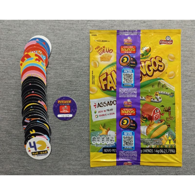 Tazo & Card Pac-Man Elma Chips