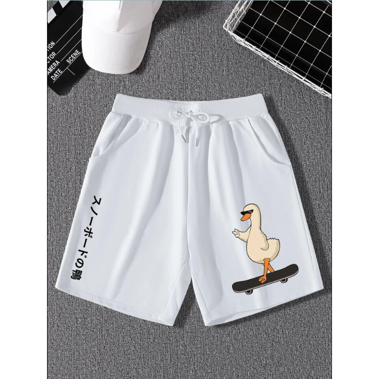 Bermuda Moletom Estampado Flanelado Treinos Casual Viagens Qualidade