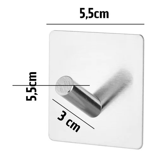 Gancho Pared Para Tubo Barra De Cortina Velo X2 Unid | Éxito