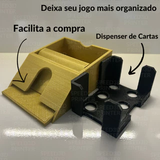 Caixa Uno - Cartas - 3D / Com suporte para Cartas decoração Jogo Brinquedo Hobbeis Envio 24 horas