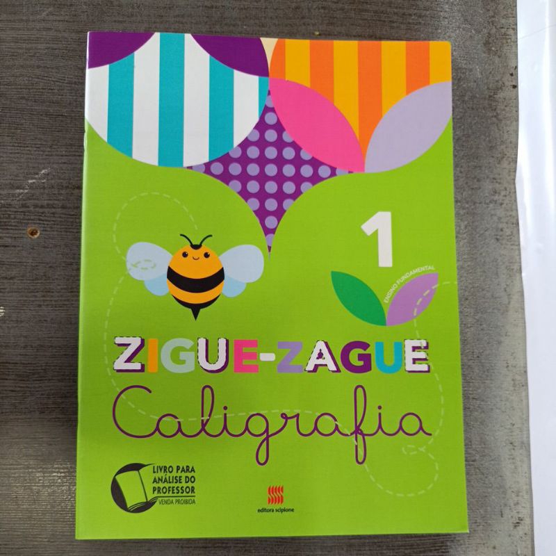 Zigue Zague Caligrafia 1° ano Fundamental | Shopee Brasil