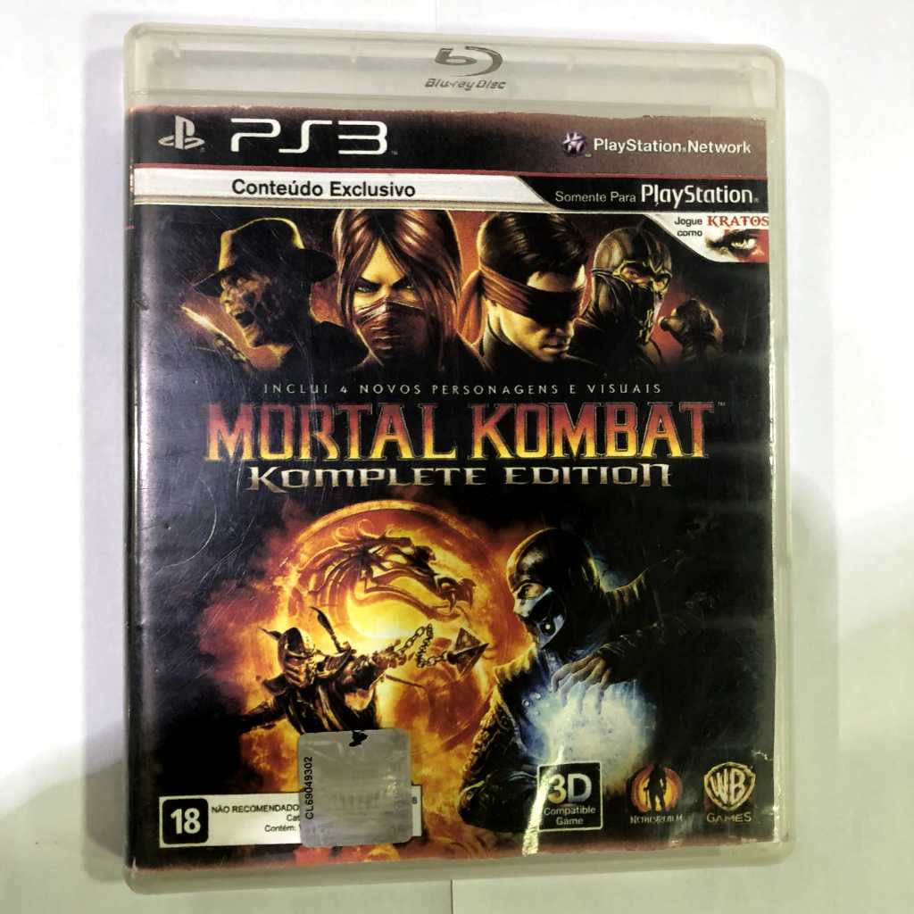 Jogo Mortal Kombat Komplete Edition Ps3 Mídia Física | Shopee Brasil