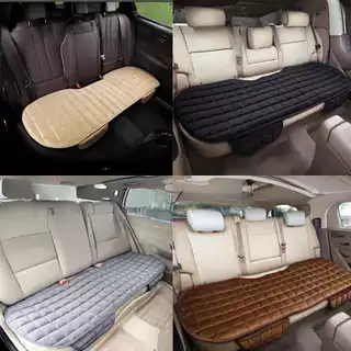 Capa Assento para Banco de Carro traseiro Almofadado Confortável Em Suede Com Porta Objetos