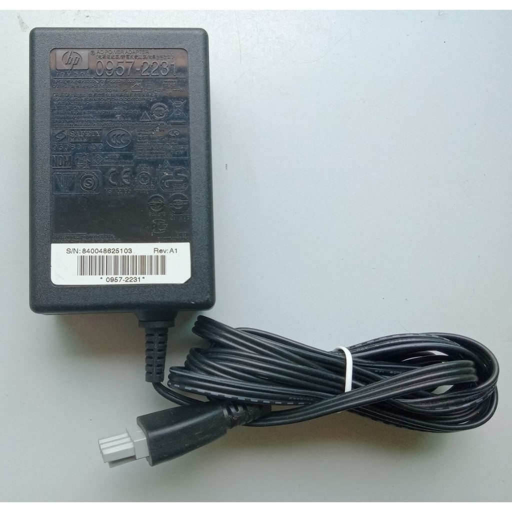 Adaptateur Secteur 32V/16V Pour Imprimante HP - Remplacement Pour HP 0957-2231, Câble 2m, Compatible Deskjet Et Photosmart - 11