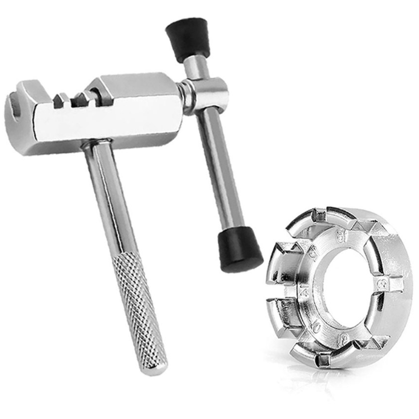 Kit Chave De Raio Bike + Chave Extrator De Corrente Bicicleta Mtb Speed ChaveT+Chave Raio