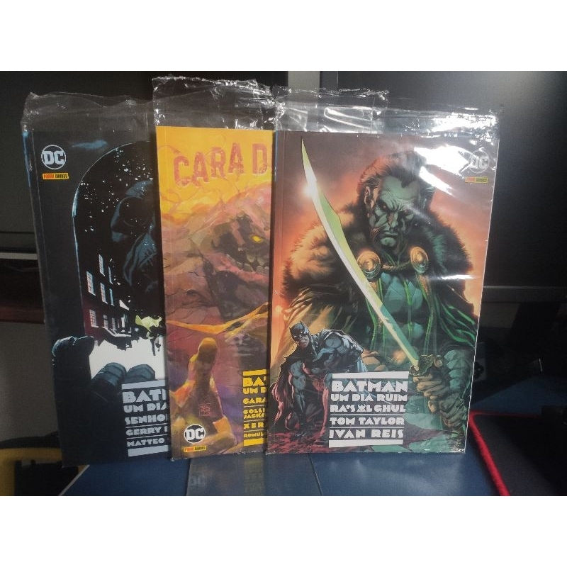 Batman Um Dia Ruim - Sr Frio, Cara de Barro e Ras'Al Ghul