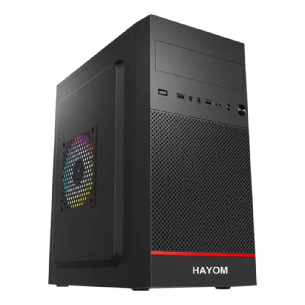 Gabinete Office Desktop Para Placa Micro Atx Compacto 4 Slots Pcie