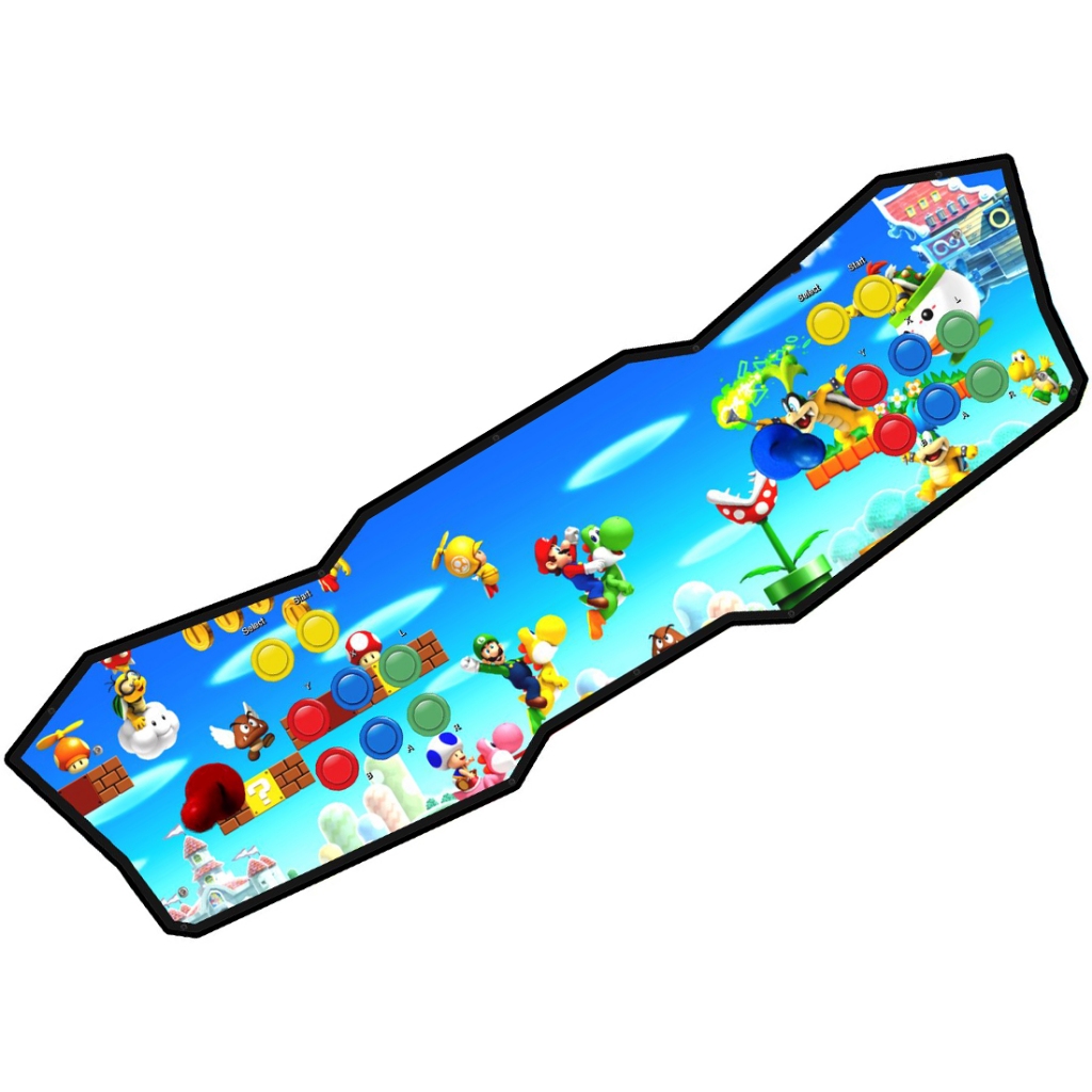 Controle Arcade Duplo USB para PC/PS3/Retrobox