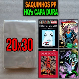 Saquinhos para HQs e Mangás 20x30 - Saquinhos PP Polipropileno Mangá e HQ - 25, 50 e 100 unidades